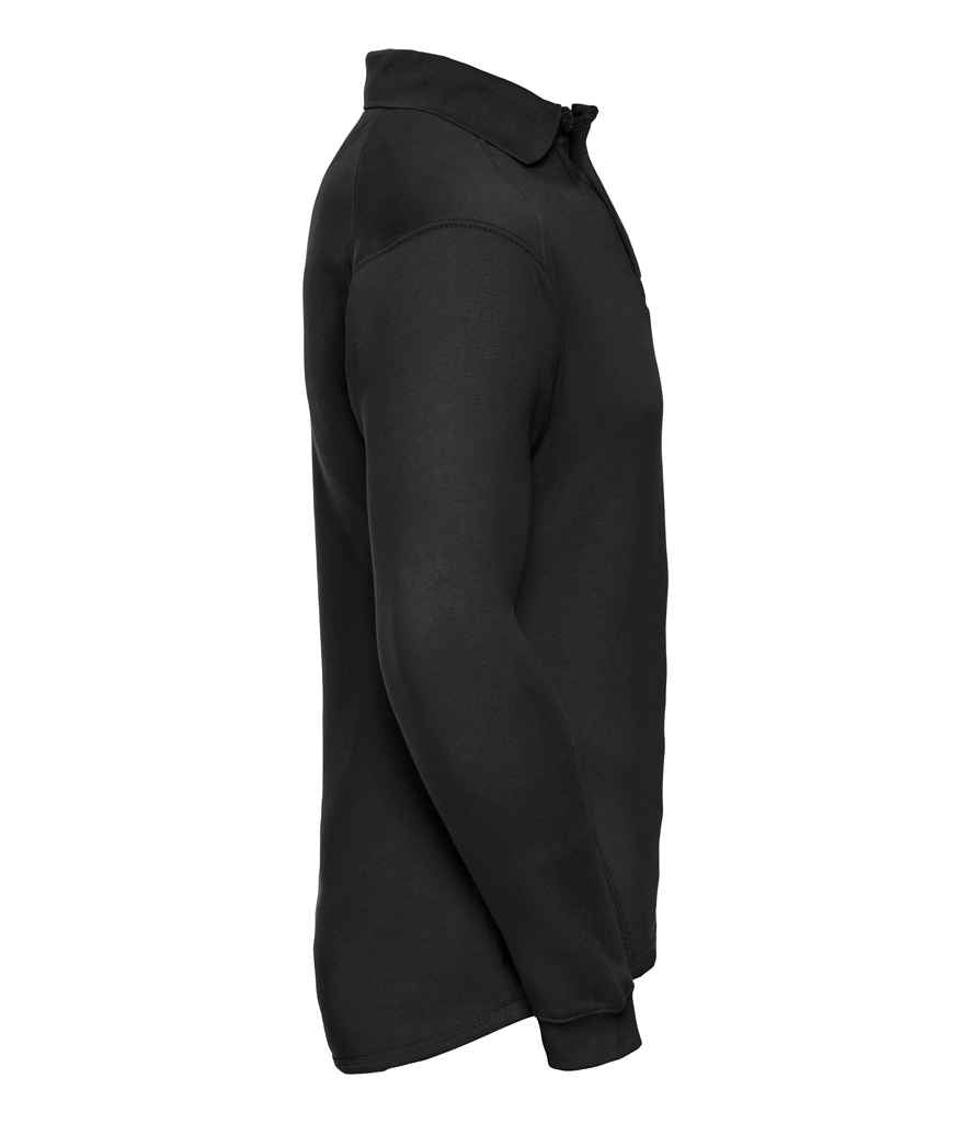 Russell 012M Black Left -  Ready to be Embroidered and Printed by Custard Workwear - Cheap Personalised and Customised Workwear in Nottinghamshire, Derbyshire and Leicestershire