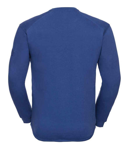 Russell 013M Bright Royal Back -  Ready to be Embroidered and Printed by Custard Workwear - Cheap Personalised and Customised Workwear in Nottinghamshire, Derbyshire and Leicestershire