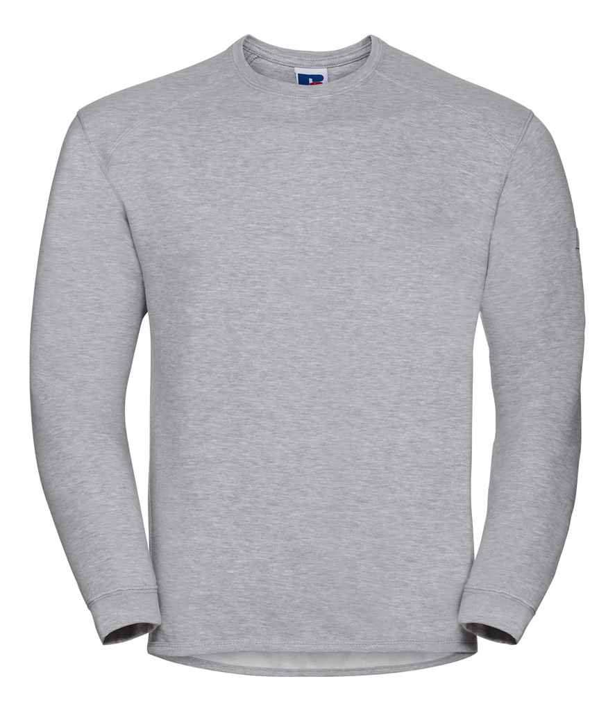 Russell 013M Light Oxford Front -  Ready to be Embroidered and Printed by Custard Workwear - Cheap Personalised and Customised Workwear in Nottinghamshire, Derbyshire and Leicestershire