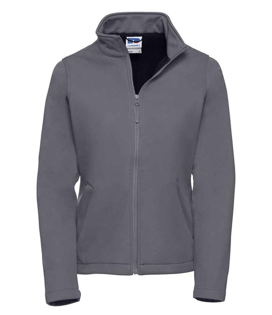 Russell 040F Convoy Grey Front -  Ready to be Embroidered and Printed by Custard Workwear - Cheap Personalised and Customised Workwear in Nottinghamshire, Derbyshire and Leicestershire