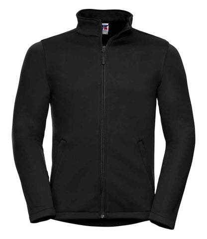 Russell 040M Black Front -  Ready to be Embroidered and Printed by Custard Workwear - Cheap Personalised and Customised Workwear in Nottinghamshire, Derbyshire and Leicestershire