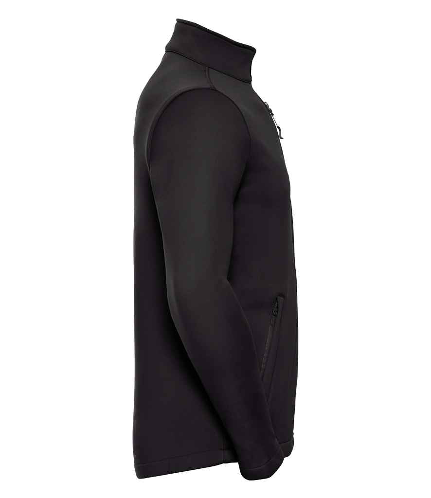 Russell 040M Black Left -  Ready to be Embroidered and Printed by Custard Workwear - Cheap Personalised and Customised Workwear in Nottinghamshire, Derbyshire and Leicestershire
