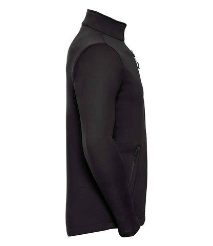 Russell 040M Black Left -  Ready to be Embroidered and Printed by Custard Workwear - Cheap Personalised and Customised Workwear in Nottinghamshire, Derbyshire and Leicestershire