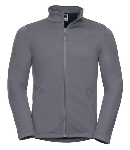 Russell 040M Convoy Grey Front -  Ready to be Embroidered and Printed by Custard Workwear - Cheap Personalised and Customised Workwear in Nottinghamshire, Derbyshire and Leicestershire