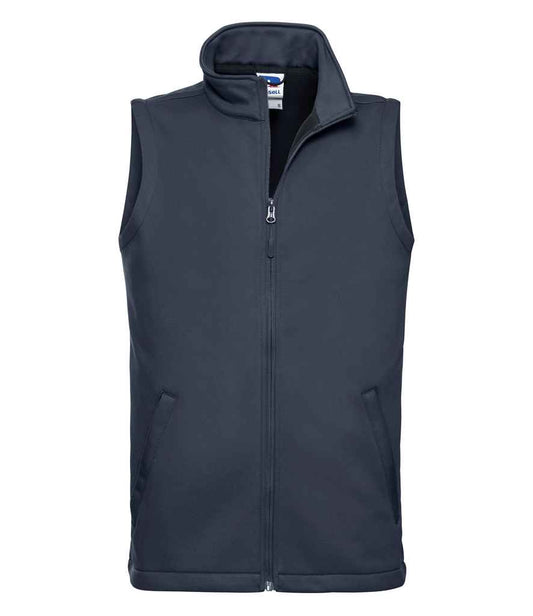 Russell 041M French Navy Front -  Ready to be Embroidered and Printed by Custard Workwear - Cheap Personalised and Customised Workwear in Nottinghamshire, Derbyshire and Leicestershire