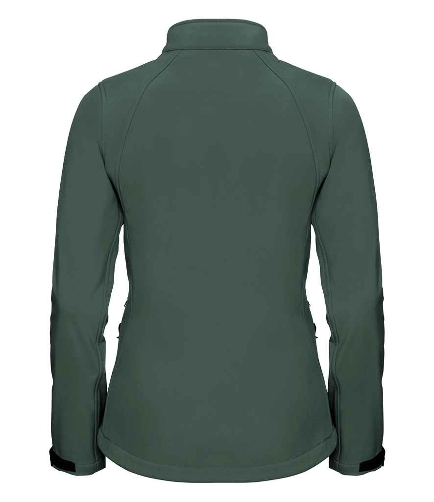 Russell 140F Bottle Green Back -  Ready to be Embroidered and Printed by Custard Workwear - Cheap Personalised and Customised Workwear in Nottinghamshire, Derbyshire and Leicestershire