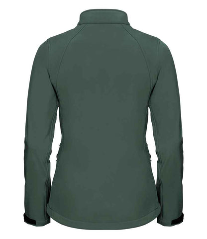 Russell 140F Bottle Green Back -  Ready to be Embroidered and Printed by Custard Workwear - Cheap Personalised and Customised Workwear in Nottinghamshire, Derbyshire and Leicestershire