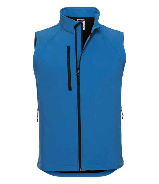 Russell 141M Azure Front -  Ready to be Embroidered and Printed by Custard Workwear - Cheap Personalised and Customised Workwear in Nottinghamshire, Derbyshire and Leicestershire