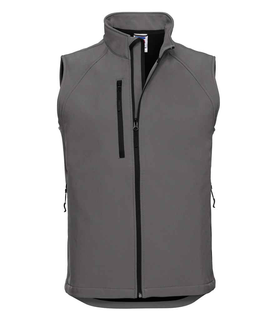 Russell 141M Titanium Front -  Ready to be Embroidered and Printed by Custard Workwear - Cheap Personalised and Customised Workwear in Nottinghamshire, Derbyshire and Leicestershire