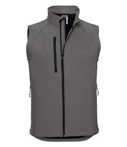Russell 141M Titanium Front -  Ready to be Embroidered and Printed by Custard Workwear - Cheap Personalised and Customised Workwear in Nottinghamshire, Derbyshire and Leicestershire