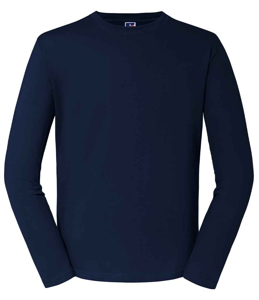 Russell 180L French Navy Front -  Ready to be Printed by Custard Workwear - Cheap Personalised and Customised Workwear in Nottinghamshire, Derbyshire and Leicestershire