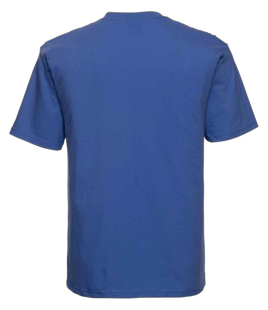 Russell 180M Bright Royal Back -  Ready to be Printed by Custard Workwear - Cheap Personalised and Customised Workwear in Nottinghamshire, Derbyshire and Leicestershire