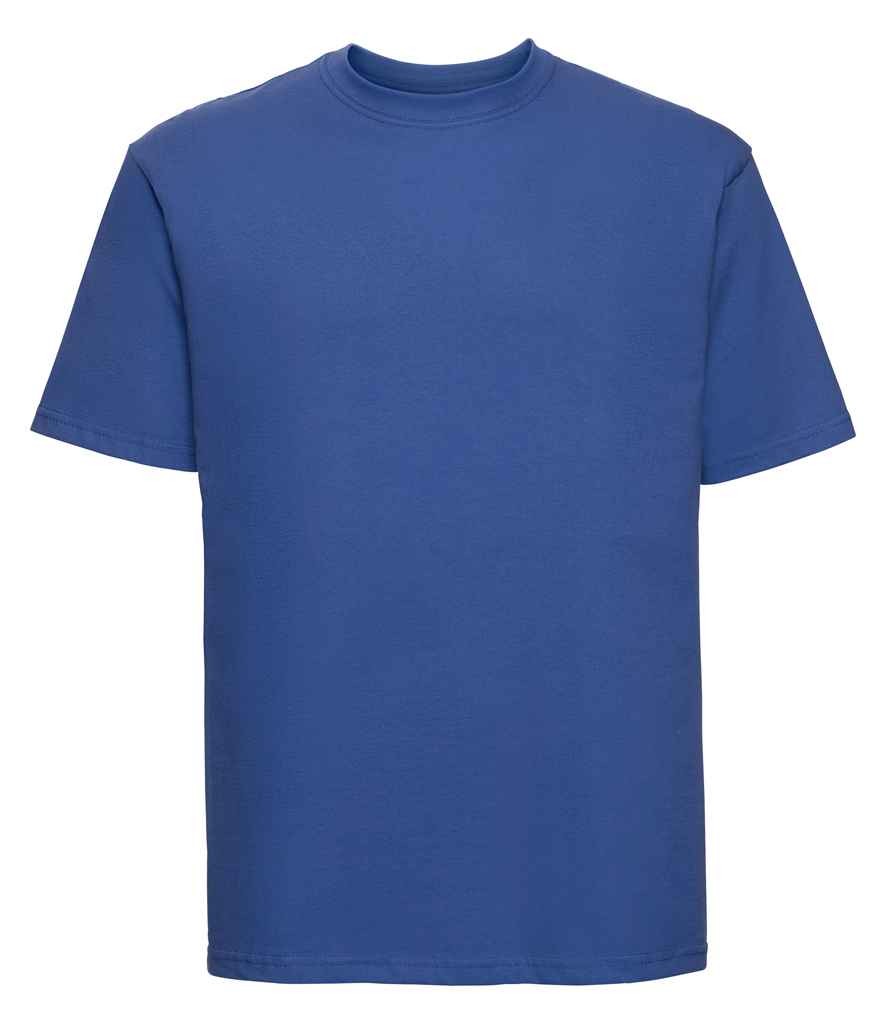 Russell 180M Bright Royal Front -  Ready to be Printed by Custard Workwear - Cheap Personalised and Customised Workwear in Nottinghamshire, Derbyshire and Leicestershire