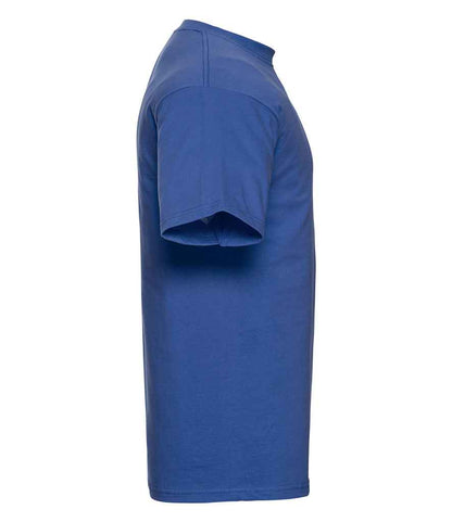 Russell 180M Bright Royal Left -  Ready to be Printed by Custard Workwear - Cheap Personalised and Customised Workwear in Nottinghamshire, Derbyshire and Leicestershire