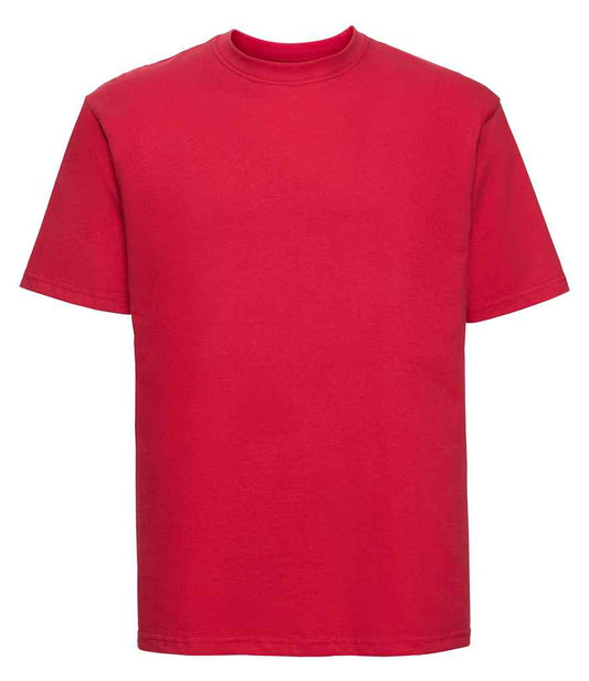 Russell 180M Classic Red Front -  Ready to be Printed by Custard Workwear - Cheap Personalised and Customised Workwear in Nottinghamshire, Derbyshire and Leicestershire