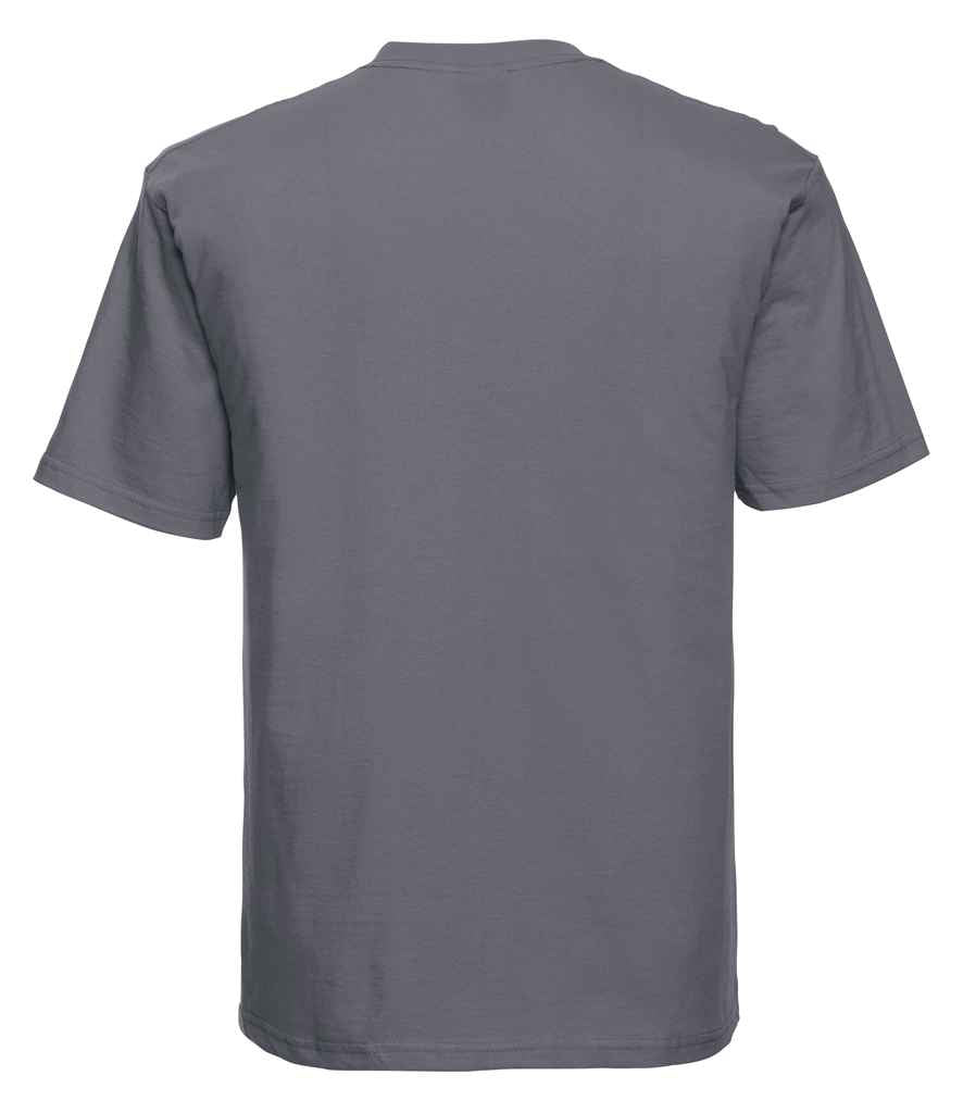 Russell 180M Convoy Grey Back -  Ready to be Printed by Custard Workwear - Cheap Personalised and Customised Workwear in Nottinghamshire, Derbyshire and Leicestershire