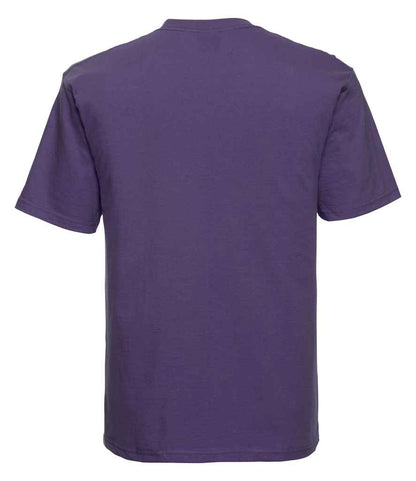 Russell 180M Purple Back -  Ready to be Printed by Custard Workwear - Cheap Personalised and Customised Workwear in Nottinghamshire, Derbyshire and Leicestershire