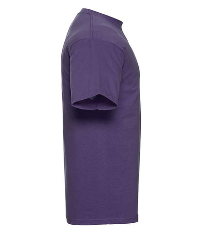 Russell 180M Purple Left -  Ready to be Printed by Custard Workwear - Cheap Personalised and Customised Workwear in Nottinghamshire, Derbyshire and Leicestershire