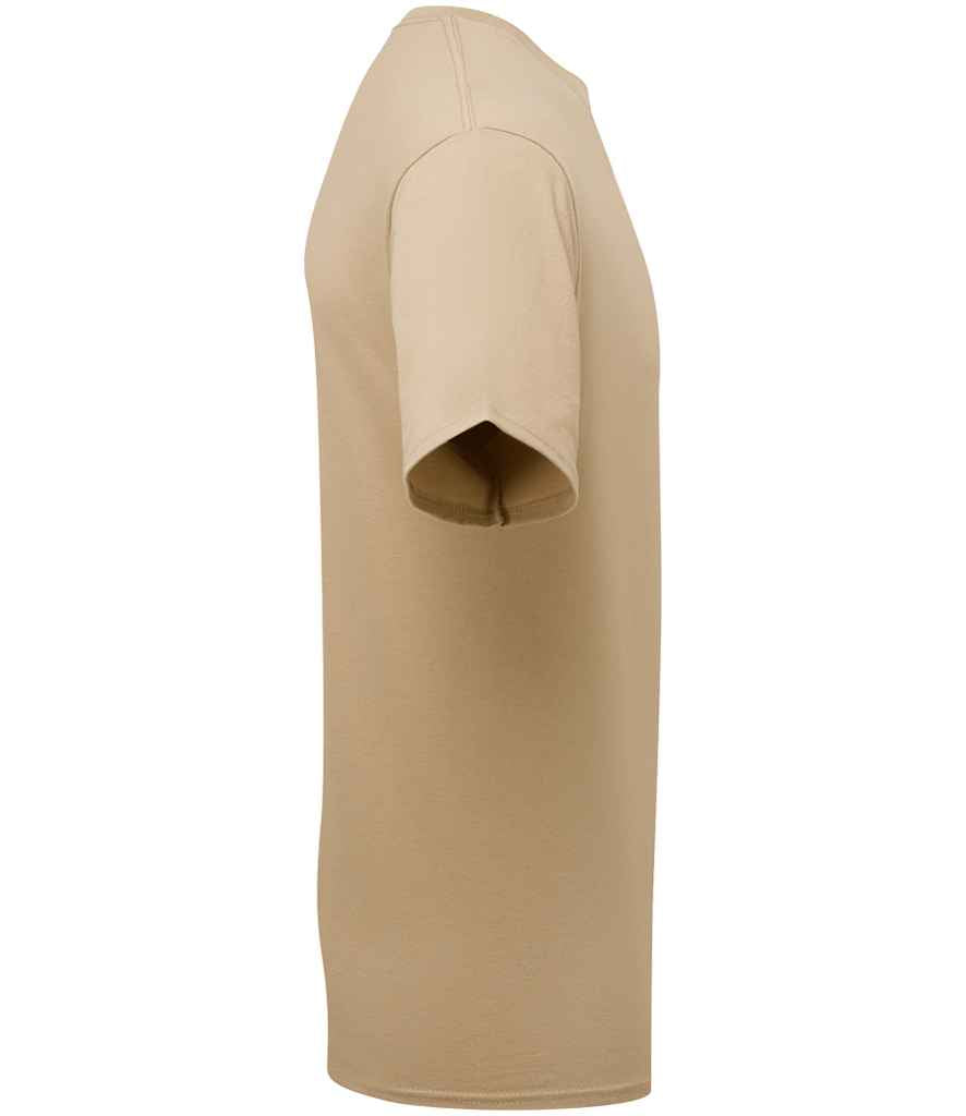Russell 180M Tan Left -  Ready to be Printed by Custard Workwear - Cheap Personalised and Customised Workwear in Nottinghamshire, Derbyshire and Leicestershire
