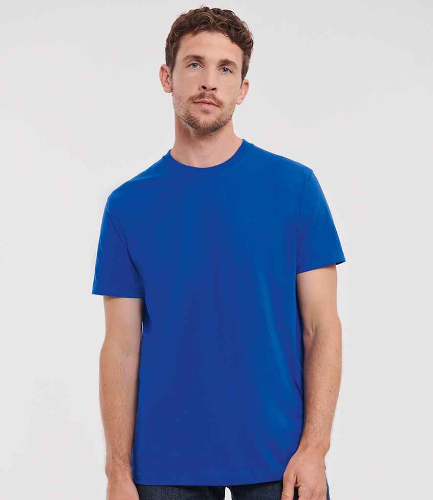 Russell 215M Bright Royal Model -  Ready to be Embroidered and Printed by Custard Workwear - Cheap Personalised and Customised Workwear in Nottinghamshire, Derbyshire and Leicestershire