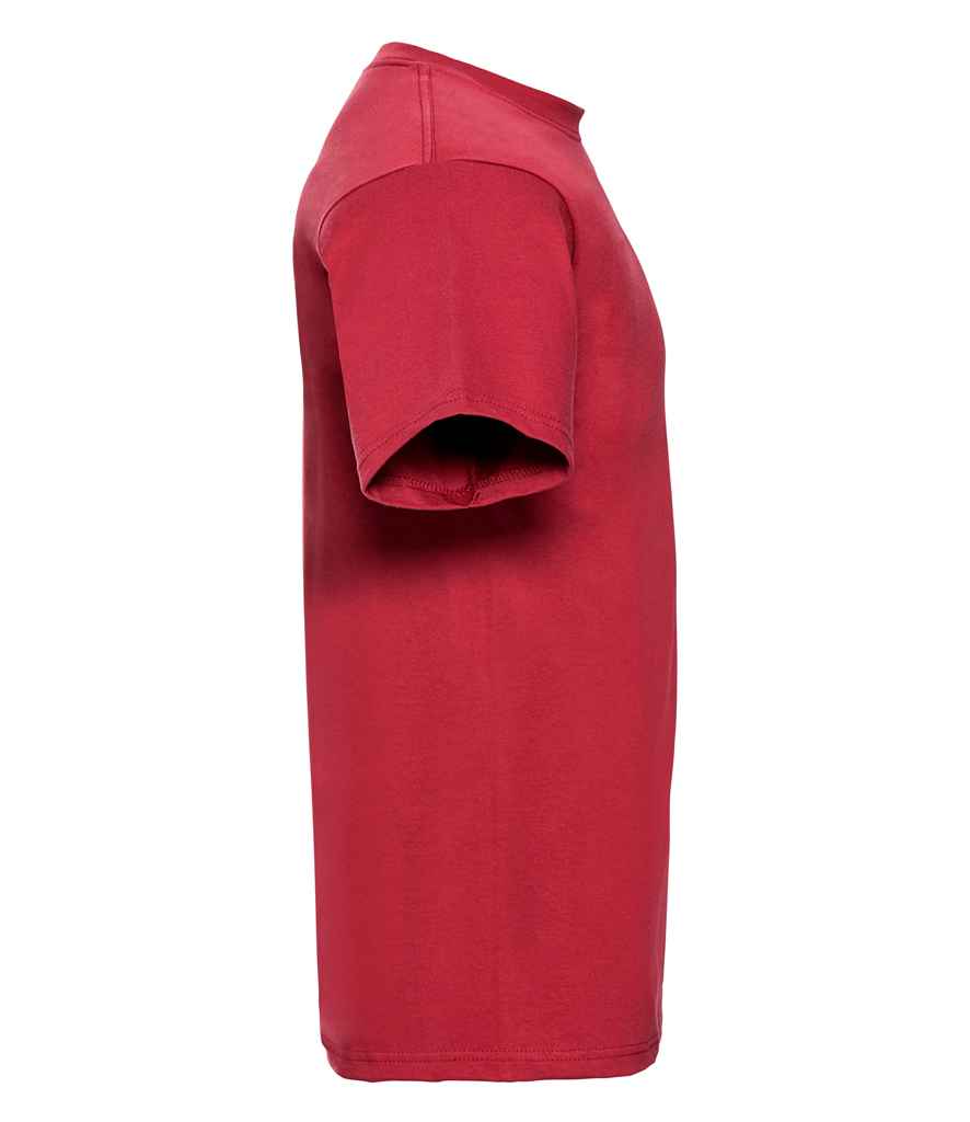 Russell 215M Classic Red Left -  Ready to be Embroidered and Printed by Custard Workwear - Cheap Personalised and Customised Workwear in Nottinghamshire, Derbyshire and Leicestershire