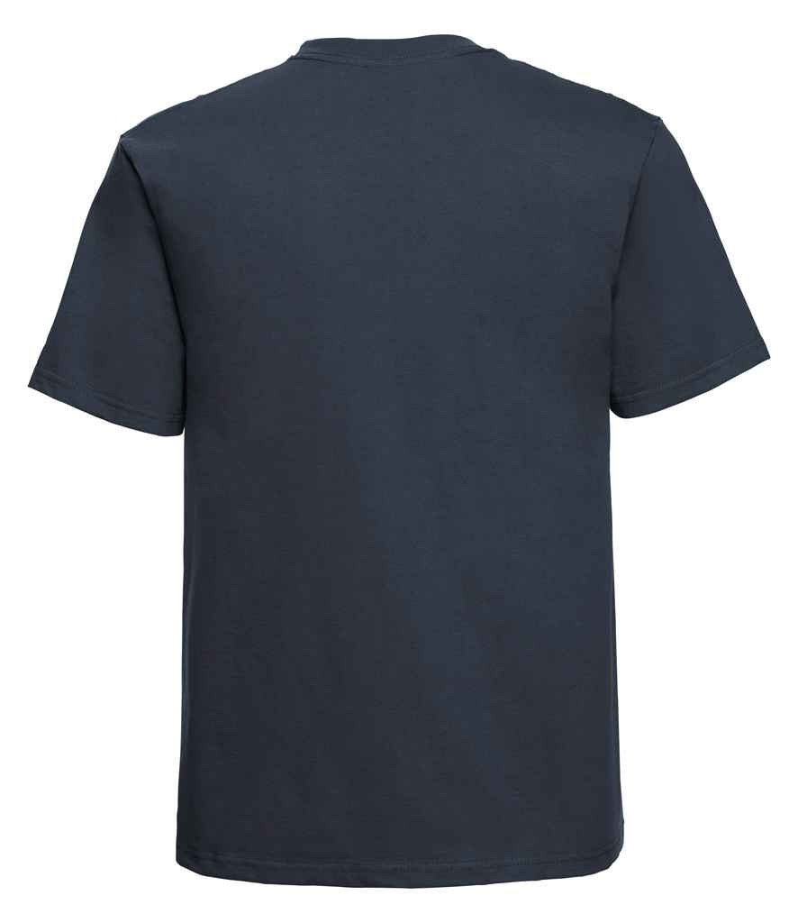 Russell 215M French Navy Back -  Ready to be Embroidered and Printed by Custard Workwear - Cheap Personalised and Customised Workwear in Nottinghamshire, Derbyshire and Leicestershire