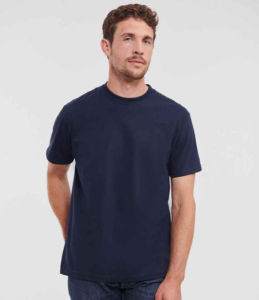 Russell 215M French Navy Model -  Ready to be Embroidered and Printed by Custard Workwear - Cheap Personalised and Customised Workwear in Nottinghamshire, Derbyshire and Leicestershire