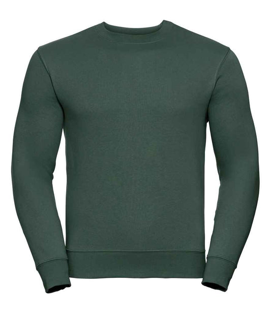 Russell 262M Bottle Green Front -  Ready to be Embroidered and Printed by Custard Workwear - Cheap Personalised and Customised Workwear in Nottinghamshire, Derbyshire and Leicestershire