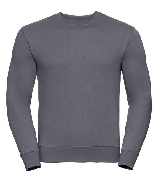 Russell 262M Convoy Grey Front -  Ready to be Embroidered and Printed by Custard Workwear - Cheap Personalised and Customised Workwear in Nottinghamshire, Derbyshire and Leicestershire