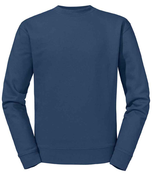 Russell 262M Indigo Blue Front -  Ready to be Embroidered and Printed by Custard Workwear - Cheap Personalised and Customised Workwear in Nottinghamshire, Derbyshire and Leicestershire
