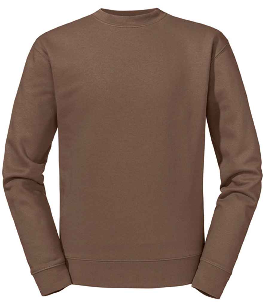 Russell 262M Mocha Front -  Ready to be Embroidered and Printed by Custard Workwear - Cheap Personalised and Customised Workwear in Nottinghamshire, Derbyshire and Leicestershire
