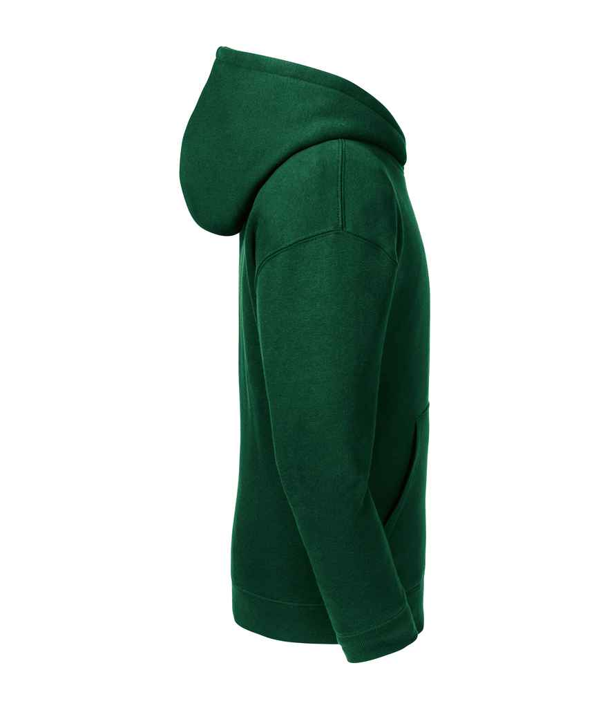 Russell 265B Bottle Green Left -  Ready to be Embroidered and Printed by Custard Workwear - Cheap Personalised and Customised Workwear in Nottinghamshire, Derbyshire and Leicestershire
