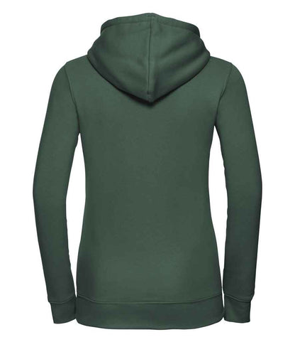 Russell 265F Bottle Green Back -  Ready to be Embroidered and Printed by Custard Workwear - Cheap Personalised and Customised Workwear in Nottinghamshire, Derbyshire and Leicestershire