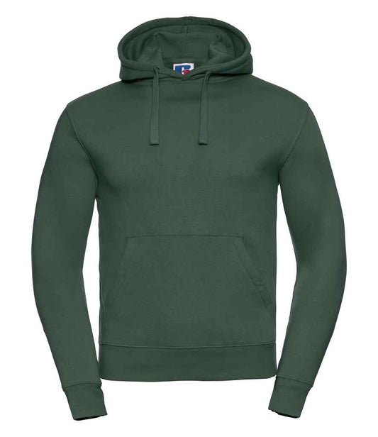 Russell 265M Bottle Green Front -  Ready to be Embroidered and Printed by Custard Workwear - Cheap Personalised and Customised Workwear in Nottinghamshire, Derbyshire and Leicestershire