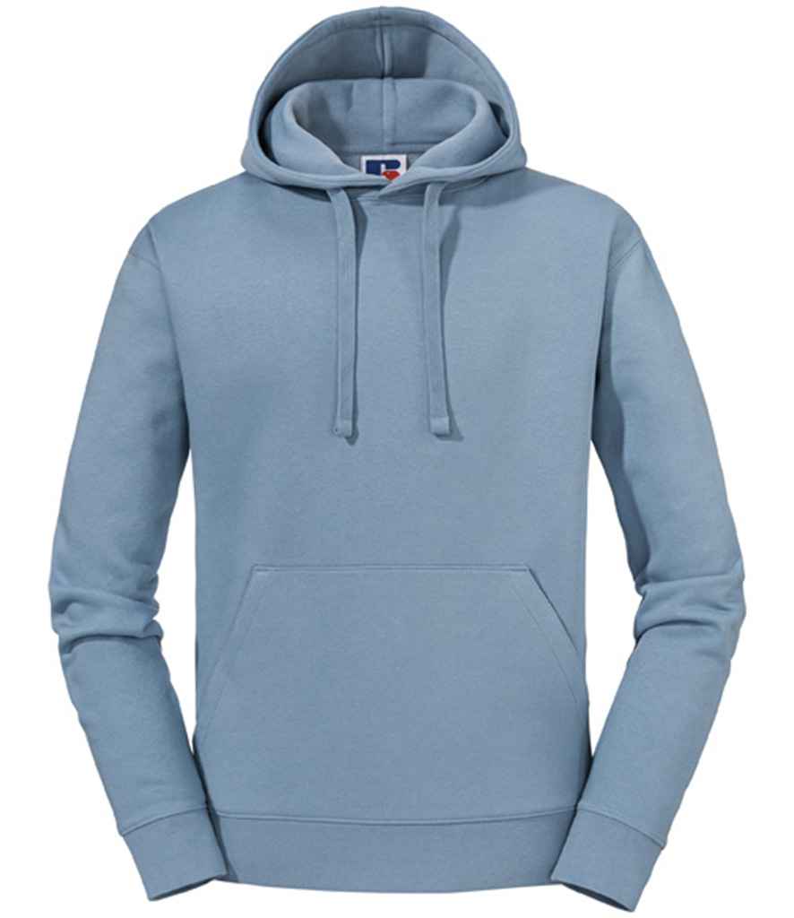 Russell 265M Mineral Blue Front -  Ready to be Embroidered and Printed by Custard Workwear - Cheap Personalised and Customised Workwear in Nottinghamshire, Derbyshire and Leicestershire