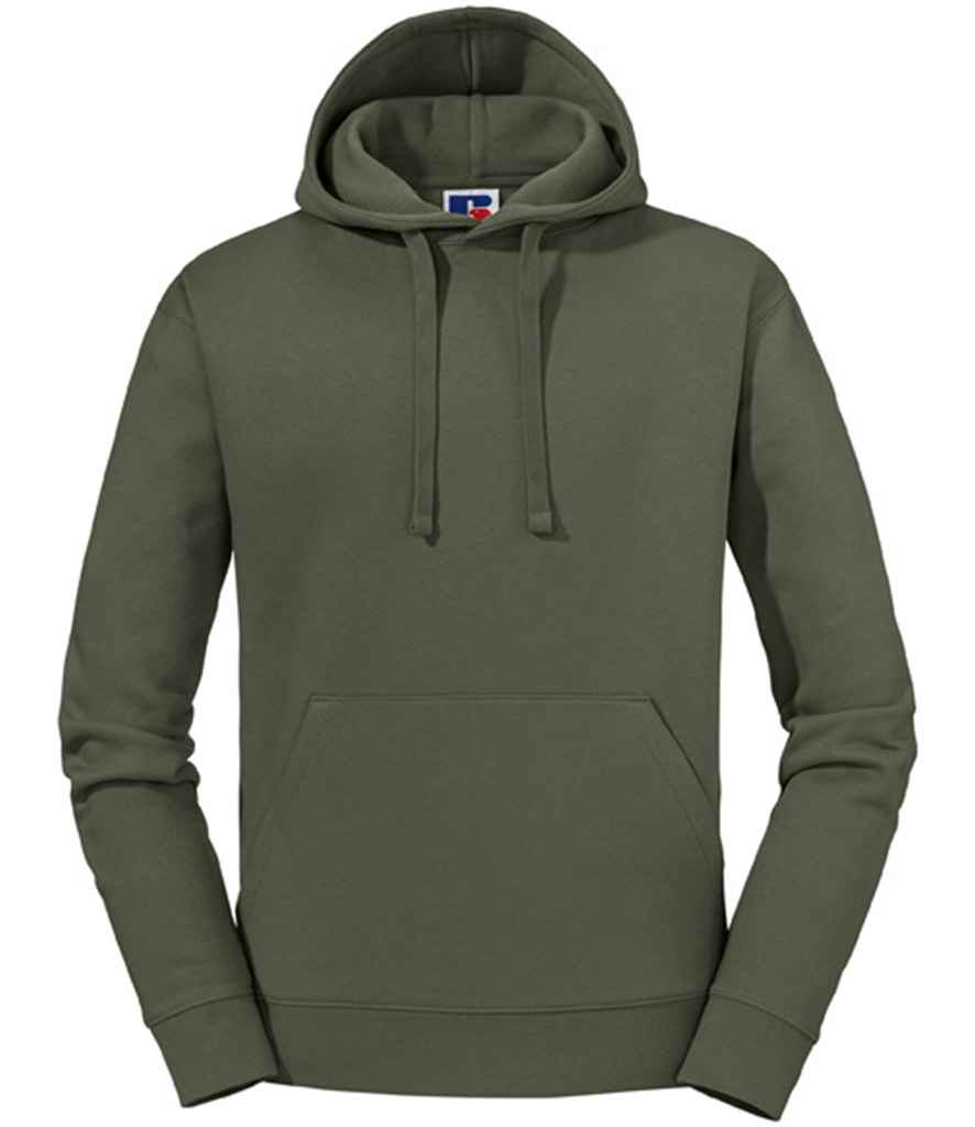Russell 265M Olive Green Front -  Ready to be Embroidered and Printed by Custard Workwear - Cheap Personalised and Customised Workwear in Nottinghamshire, Derbyshire and Leicestershire