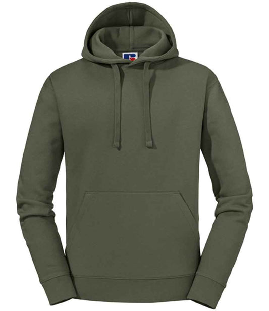 Russell 265M Olive Green Front -  Ready to be Embroidered and Printed by Custard Workwear - Cheap Personalised and Customised Workwear in Nottinghamshire, Derbyshire and Leicestershire