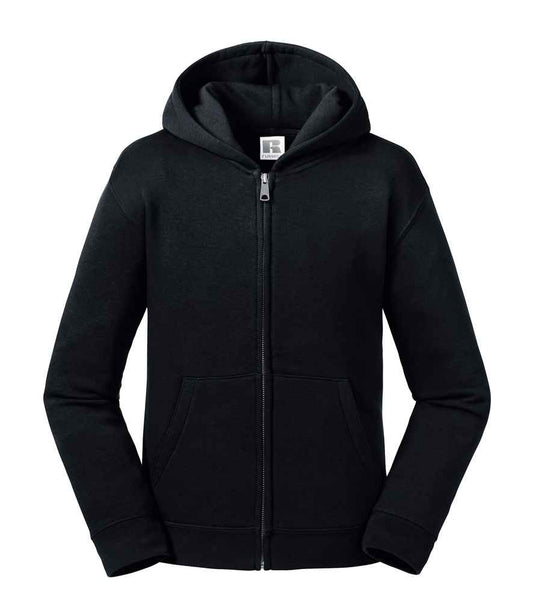 Russell 266B Black Front -  Ready to be Embroidered and Printed by Custard Workwear - Cheap Personalised and Customised Workwear in Nottinghamshire, Derbyshire and Leicestershire