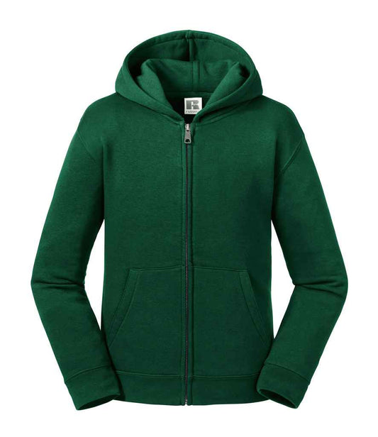 Russell 266B Bottle Green Front -  Ready to be Embroidered and Printed by Custard Workwear - Cheap Personalised and Customised Workwear in Nottinghamshire, Derbyshire and Leicestershire