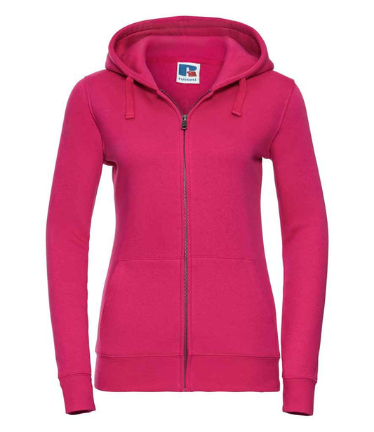 Russell 266F Fuchsia Front -  Ready to be Embroidered and Printed by Custard Workwear - Cheap Personalised and Customised Workwear in Nottinghamshire, Derbyshire and Leicestershire