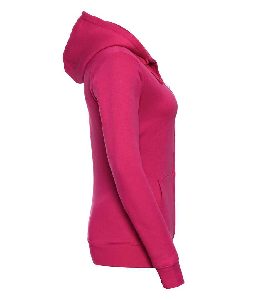 Russell 266F Fuchsia Left -  Ready to be Embroidered and Printed by Custard Workwear - Cheap Personalised and Customised Workwear in Nottinghamshire, Derbyshire and Leicestershire