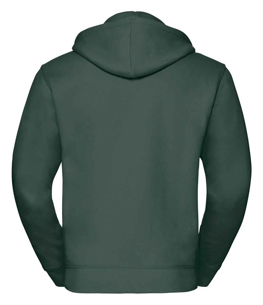 Russell 266M Bottle Green Back -  Ready to be Embroidered and Printed by Custard Workwear - Cheap Personalised and Customised Workwear in Nottinghamshire, Derbyshire and Leicestershire
