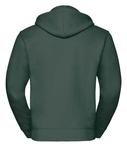 Russell 266M Bottle Green Back -  Ready to be Embroidered and Printed by Custard Workwear - Cheap Personalised and Customised Workwear in Nottinghamshire, Derbyshire and Leicestershire