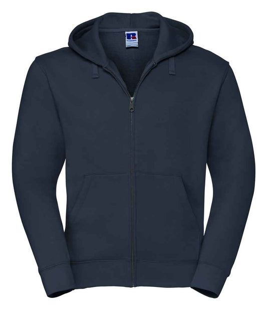 Russell 266M French Navy Front -  Ready to be Embroidered and Printed by Custard Workwear - Cheap Personalised and Customised Workwear in Nottinghamshire, Derbyshire and Leicestershire