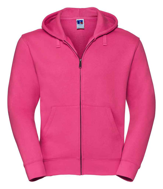 Russell 266M Fuchsia Front -  Ready to be Embroidered and Printed by Custard Workwear - Cheap Personalised and Customised Workwear in Nottinghamshire, Derbyshire and Leicestershire