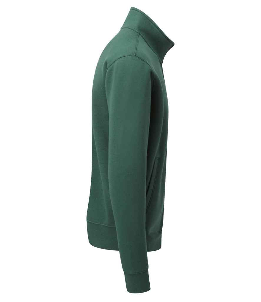 Russell 267M Bottle Green Left -  Ready to be Embroidered and Printed by Custard Workwear - Cheap Personalised and Customised Workwear in Nottinghamshire, Derbyshire and Leicestershire