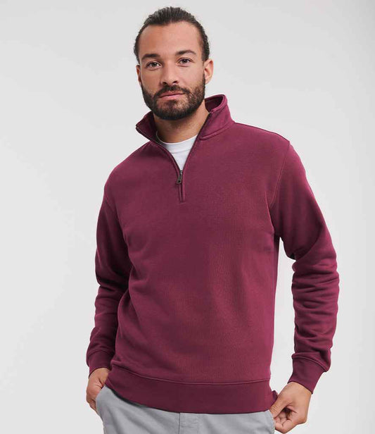 Russell 270M Burgundy Model -  Ready to be Embroidered and Printed by Custard Workwear - Cheap Personalised and Customised Workwear in Nottinghamshire, Derbyshire and Leicestershire