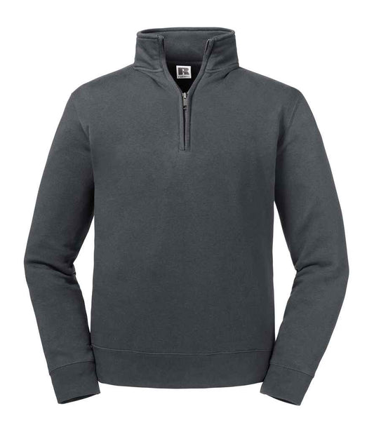 Russell 270M Convoy Grey Front -  Ready to be Embroidered and Printed by Custard Workwear - Cheap Personalised and Customised Workwear in Nottinghamshire, Derbyshire and Leicestershire