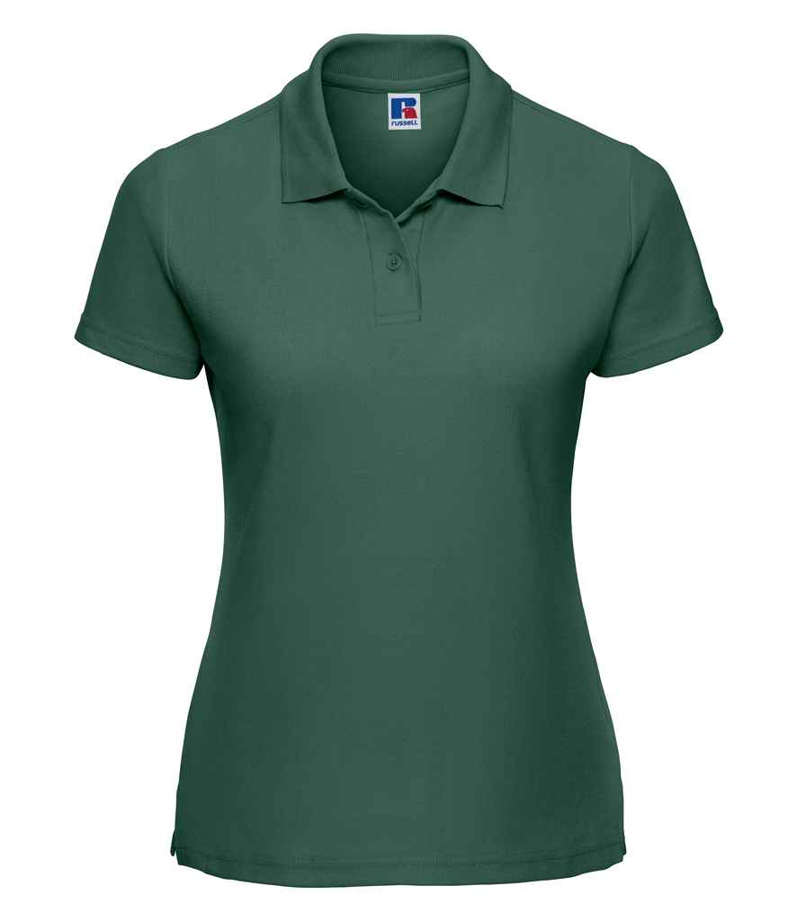 Russell 539F Bottle Green Front -  Ready to be Embroidered and Printed by Custard Workwear - Cheap Personalised and Customised Workwear in Nottinghamshire, Derbyshire and Leicestershire