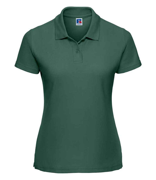 Russell 539F Bottle Green Front -  Ready to be Embroidered and Printed by Custard Workwear - Cheap Personalised and Customised Workwear in Nottinghamshire, Derbyshire and Leicestershire